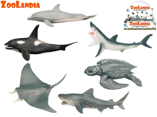 Zoolandia morské zvieratká 8-15cm 6druhov v sáčku 24ks v DBX