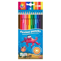 JUNIOR hexagon colour pencils 12 pcs (1)