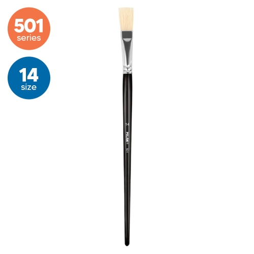 Bristle hair brush flat Nr.14, 501 MILAN