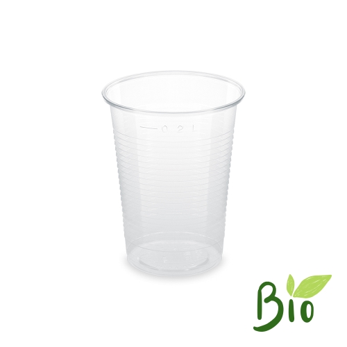 Transparent cup 0.2 l (PLA BIO) 100 pcs