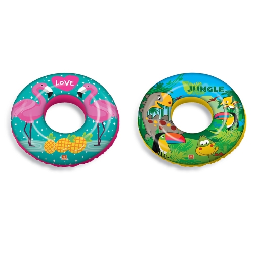 Inflatable ring flamingo and jungle 50 cm (2)