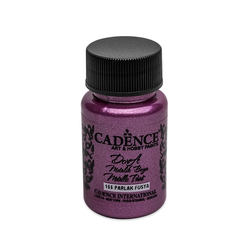 Farba akrylová Cadence D.Metalic, fuksiová, 50 ml