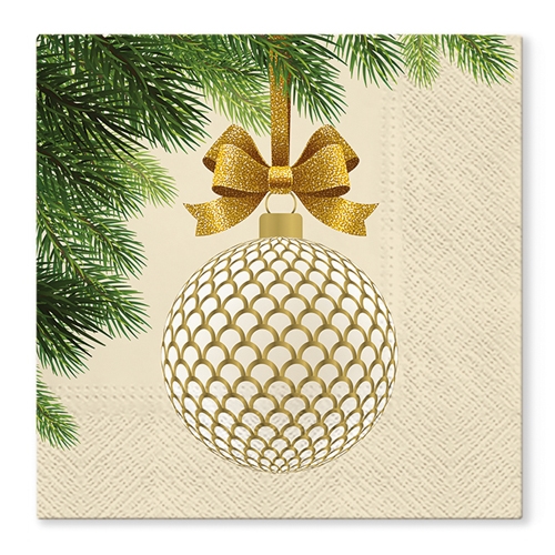 Obrúsky TaT 33x33 cm Golden Bauble