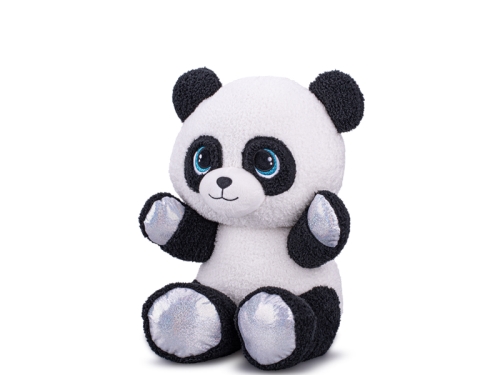 Panda plyšová 16,5cm sediaca 0m+ v sáčku
