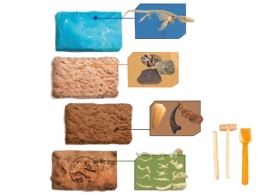 Jurassic world - dig kit w/4asstd dig blocks and dig tools in WBX (1)