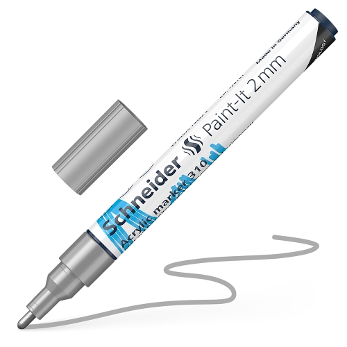 Schneider Paint-It 310 Acrylic Marker 2mm - silver