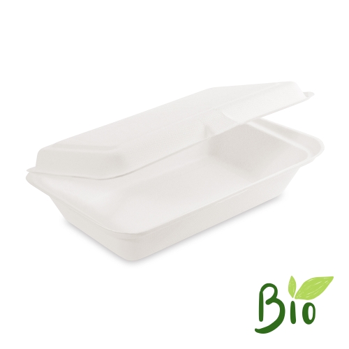 Menu box BIO sugar cane 250x162x63 mm, 50 pcs