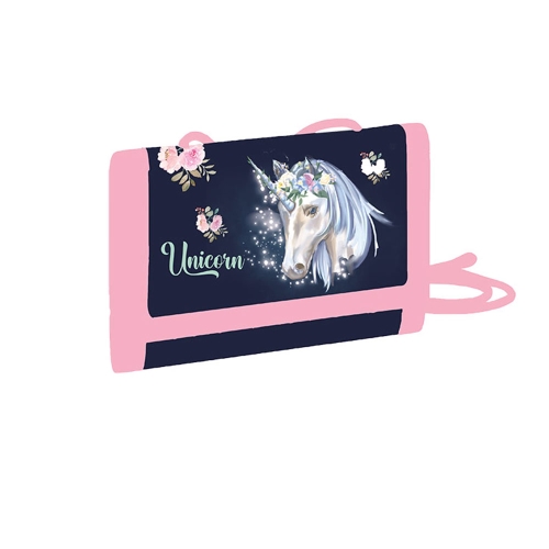 Children's wallet with string - Unicorn