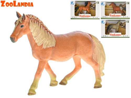 4asstd 12-15cm plastic horse in OTB