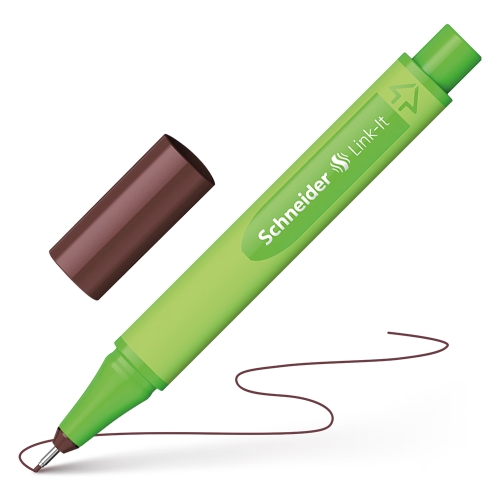 Popisovač Schneider Link-It 0,4 mm tmavohnedá