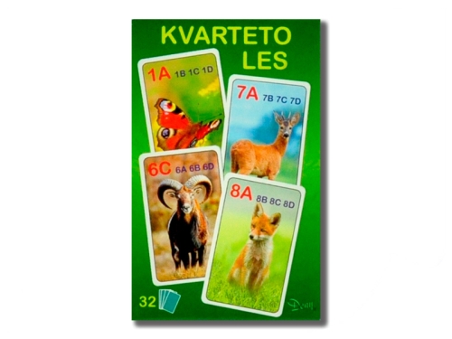 Kvarteto les 7x10,5x1,5cm 32ks v krabičke