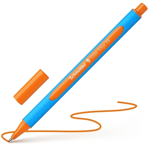 Pero guľôčkové Schneider Slider Edge XB - oranžová náplň