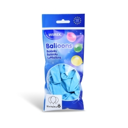 Balloon M 25 cm, light blue /10 pcs/ (1)