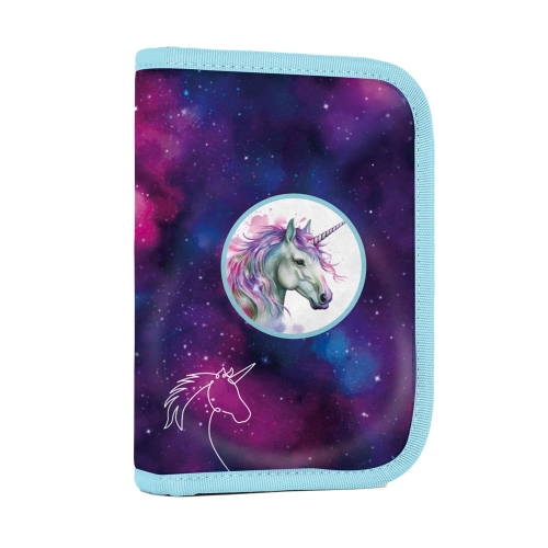 Pencil case 1-posch. empty /2 flaps OXY GO Unicorn