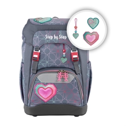 Školský ruksak Step by Step GRADE Glitter Heart Hazle, AGR  certifikát (2)
