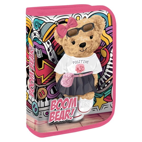 Pencil case empty - 1 bunk JUNIOR S9 Boom Bear