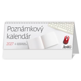 2027 Desk Calendar, Notebook Calendar