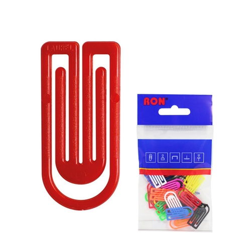 Plastic leaf clips 631, round, 27 mm (30 pcs.)