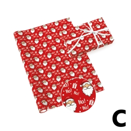 Gift Wrap, 70 x 200 cm - Neutral 44 (assortment of xmas designs / price per roll) (3)
