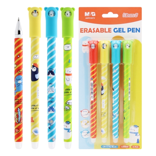 M&G iErase S Arctic Adventure Erasable Gel pen 0,5 mm Ink color Crystal blue