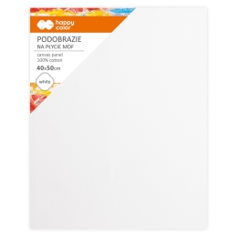 Painting canvas Happy Color 40x50 cm MDF 4 mm - white