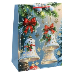 Christmas Gift Bag 23x18x10 cm (assortment of 4 designs - price per piece) (4)
