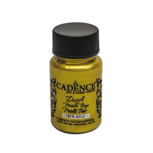 Farba akrylová Cadence D.Metalic, zlatá, 50 ml