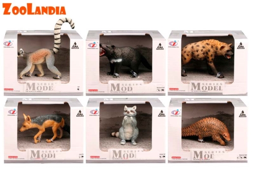 Zoolandia zvieratká safari 6druhov v krabičke
