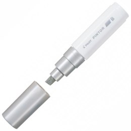 Pintor, PO, Broad, acrylic marker silver