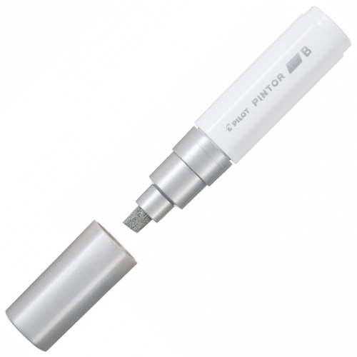 Pintor, PO, Broad, acrylic marker silver