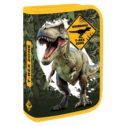 Pencil case empty - 1 bunk JUNIOR S9 - T-Rex Zone
