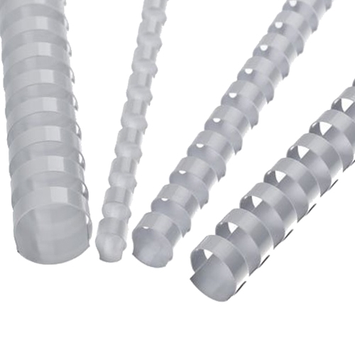Hrebene plastové 10 mm biele 