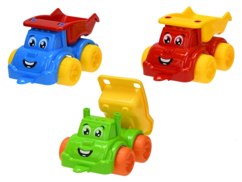 Auto veselé sklápačka 21cm 3farby 12m+