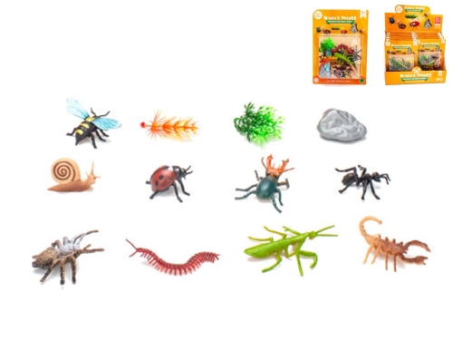 6,5cm 10pcs of plastic insect on BC 12pcs in DBX