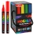 Popisovač M&G MOCALO Acrylic Marker 2 mm, akrylový - sada 16 farieb