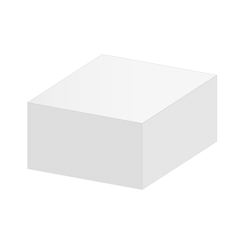 Blok kocka biela 8,5x8,5x5 cm - sypaná
