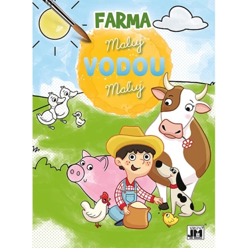 Water coloring book JM A4 Farma