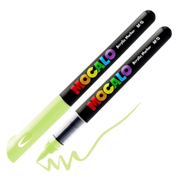 M&amp;G MOCALO Acrylic Marker, brush tip - Light Green 538