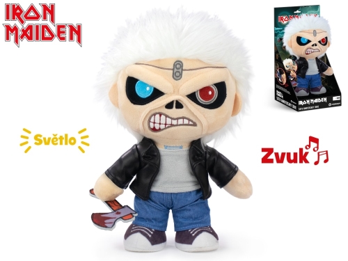 Iron Maiden 26cm BO "try me" plush Eddie w/sound & light in OTB