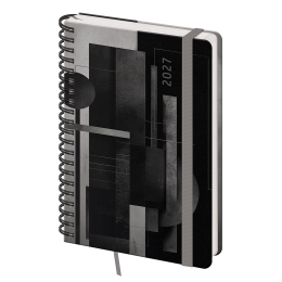 2027 Weekly A5 Planner with Notes - Twin - Abstract
