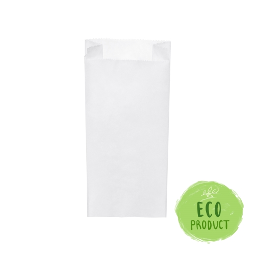 Vrecká desiatové pap. - biele 2,5 kg (15+7 x 35 cm) /1000ks/