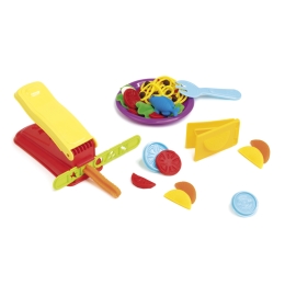 Plasticine MILAN Soft Dough set of 8 colors + tools "Cooking time" (4)