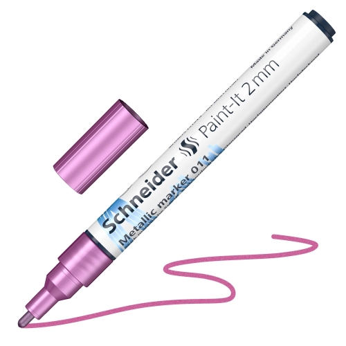 Popisovač Schneider Paint-It 011 hrot 2 mm - metalická fialová