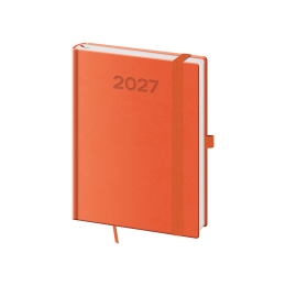 Diár 2027 denný B6 Print Pop - oranžová