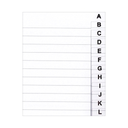 Hard cover noteebok with index A5 (96 sheets) (2)
