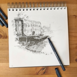 Fineliner Schneider Pictus 0.5 - modrá náplň (6)
