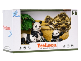 Zoolandia panda s mláďatami a doplnkami v krabičke (1)