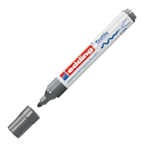 Textile marker Edding 4500 grey