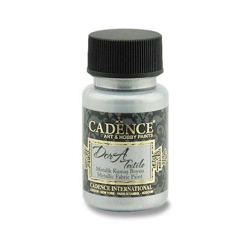 Textile color Cadence, metal. silver, 50 ml