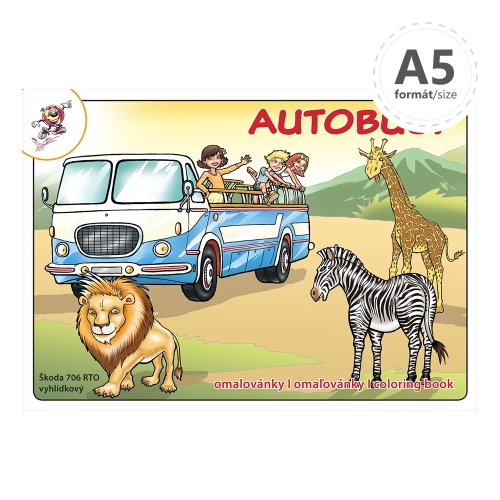 Omaľovanka A5 - Autobusy